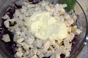 салат из красной капусты
