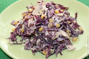 салат из красной капусты