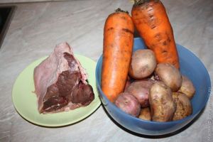 рагу из оленины
