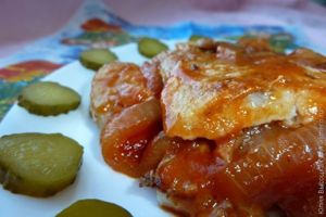 треска в маринаде