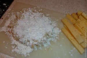 сырные палочки с рисом