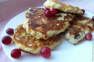 Творожники с тыквой и изюмом