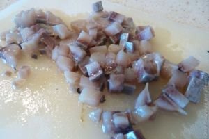 Салат из сельди с фасолью