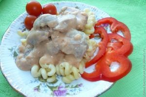 Желудочки, тушеные в мультиварке