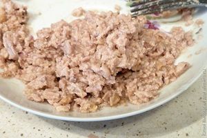 Закуска из печени трески