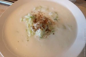 Салат из огурца и кефира