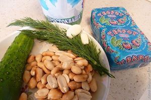 Закуска из творога с орехами