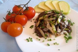 Салат с грибами