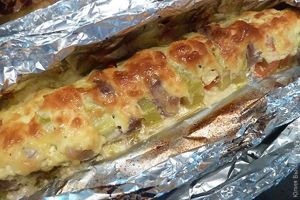 Домашний шашлык из кабачков и свинины