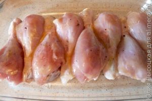 Куриные ножки в лимонно-чесночной приправе