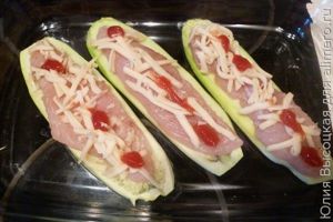 Рулетики с кабачком и курицей