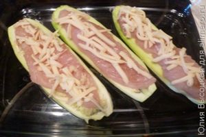 Рулетики с кабачком и курицей