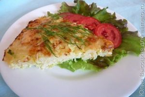 Запеканка из кабачков с рисом