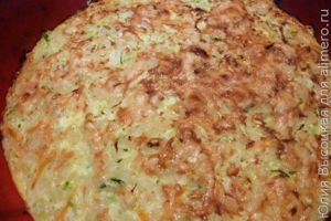 Запеканка из кабачков с рисом