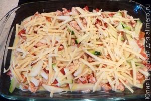 Запеканка с индейкой и овощами