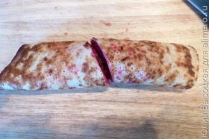 Блинчики с начинкой из свеклы