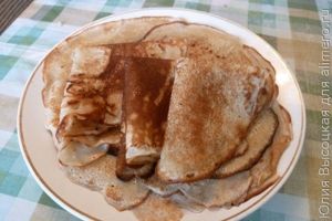 Блинчики с начинкой из свеклы