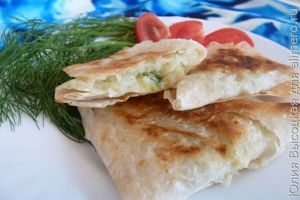 Пирожки из лаваша