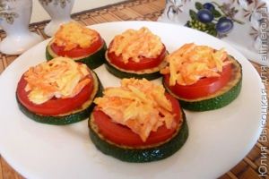 Закуска из кабачков