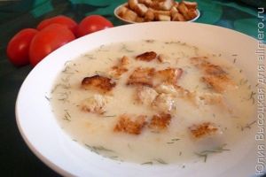 Чесночный суп-пюре