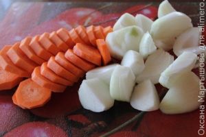 Грибы, запеченные с овощами