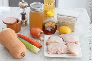 КАРАМЕЛИЗОВАННЫЙ ЦЫПЛЕНОК С РИСОМ