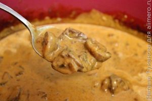 БЕФСТРОГАНОВ С МАКАРОНАМИ