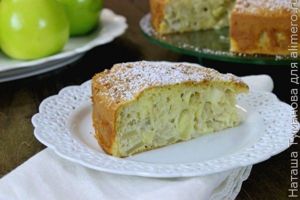 ШАРЛОТКА С ЯБЛОКАМИ