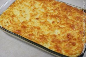КАРТОФЕЛЬНА ЗАПЕКАНКА С МЯСНОЙ НАЧИНКОЙ