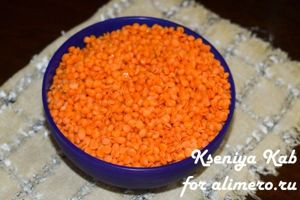 красная чечевица с сыром