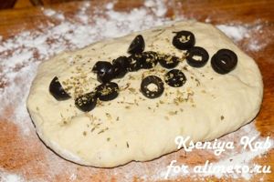 чиабатта с маслинами