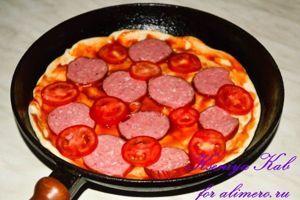 пицца рецепт