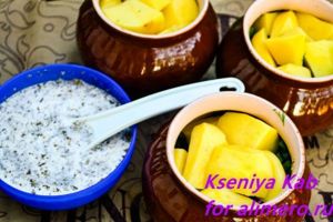 картошка в горшочке