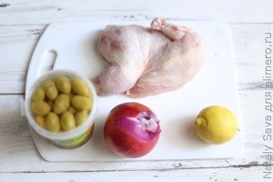 курица с оливками по-мароккански