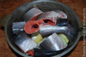 горбуша с картошкой