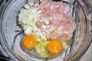 Рубленые котлетки из цыпленка