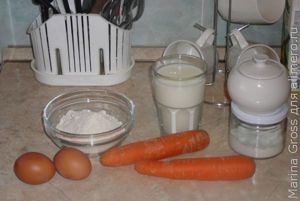 Морковные оладушки на кефире