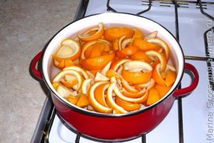 Апельсиновые цукаты на масле