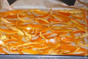 Апельсиновые цукаты на масле