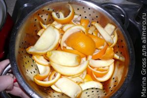 Апельсиновые цукаты на масле