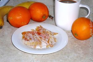 Апельсиновые цукаты на масле
