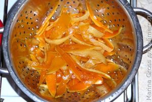 Апельсиновые цукаты на масле