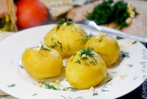 молодая картошка