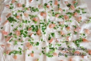 Лаваш с сёмгой