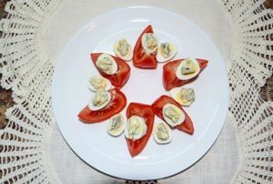 закуска из перепелиных яиц рецепт