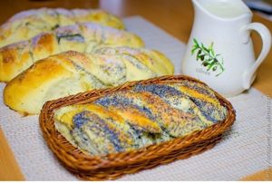 Плетенка с маком