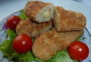 сырные палочки с рисом
