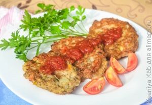 рыбные оладьи