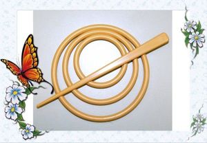 Заколка для кисеи. Заколка для кисеи.