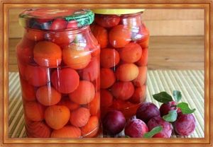 9. Компот из алычи. Накладывать плоды можно или по плечики банки, или только на дно, чтобы больше было компота. Сварить сироп - на 1 литр воды стакан сахара (по вкусу можно больше). Фрукты помыть, наколоть в 2-3 местах и положить в тару. Залить и стерилизовать 3-х литровые бутыли 15 - 20 минут, литровые 10 минут. Закатать. 9. Компот из алычи. Накладывать плоды можно или по плечики банки, или только на дно, чтобы больше было компота. Сварить сироп - на 1 литр воды стакан сахара (по вкусу можно больше). Фрукты помыть, наколоть в 2-3 местах и положить в тару. Залить и стерилизовать 3-х литровые бутыли 15 - 20 минут, литровые 10 минут. Закатать.